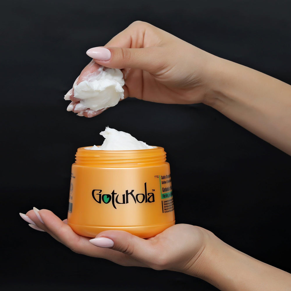 Cruelty-free Gotukola mask marks Israel-made quality and ethical production.