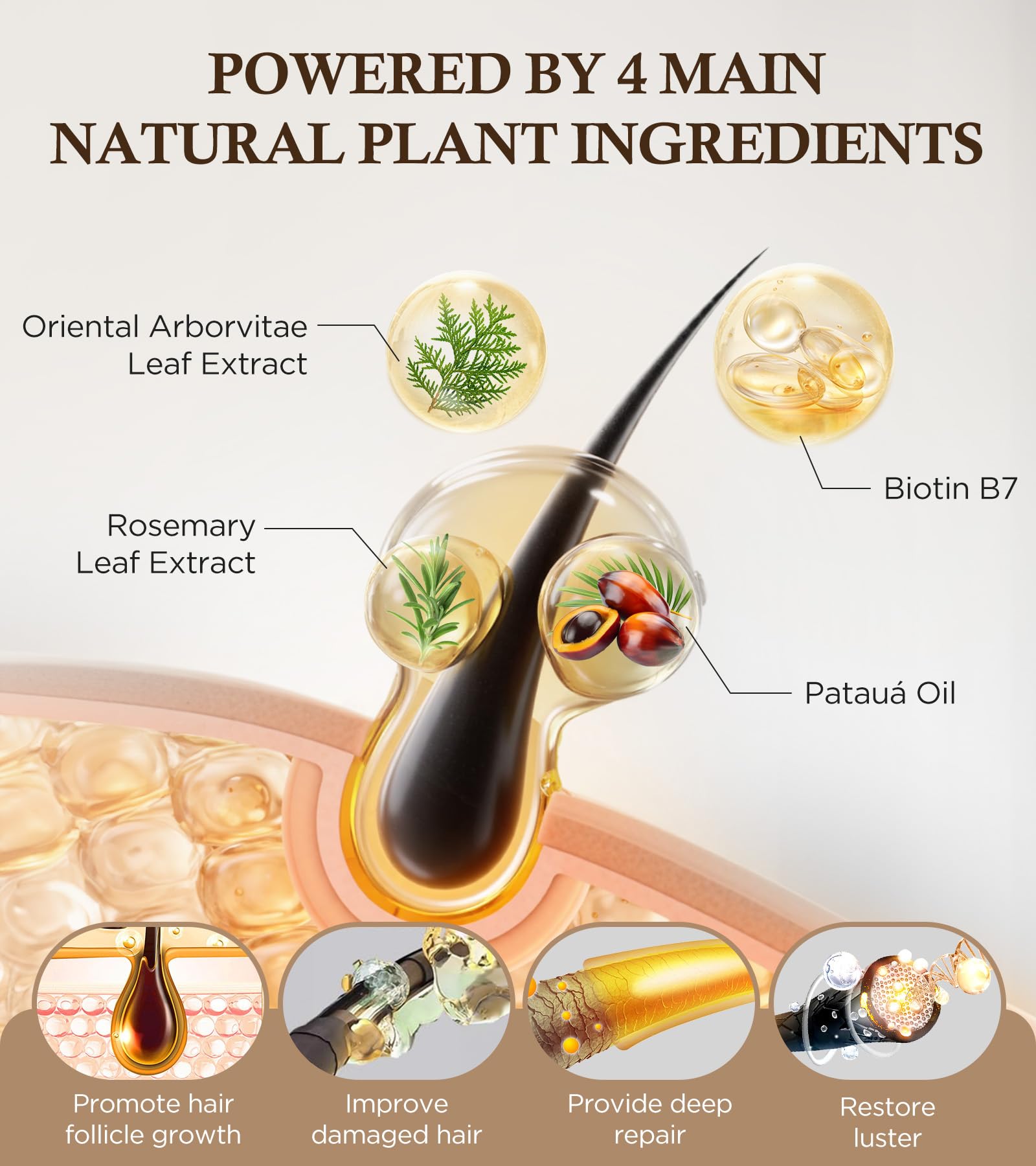 GOWILOVE noni-fruit-oil nourishes hair with natural hydration
