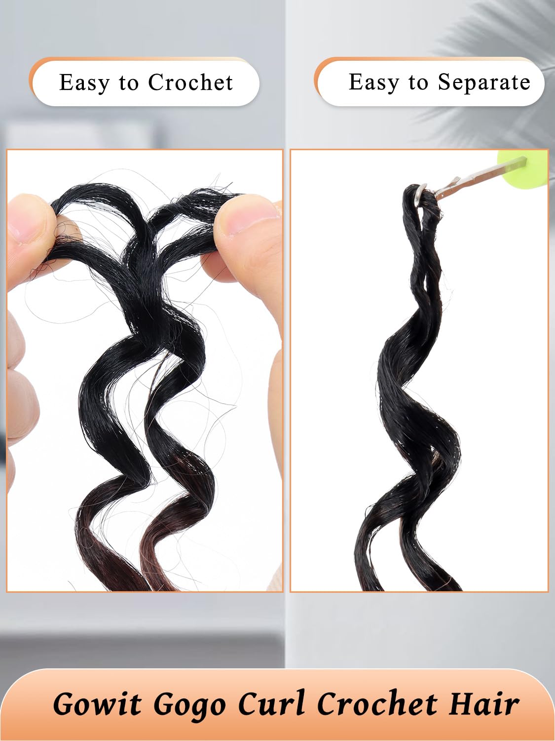 GOWIT Gogo Curl care tips with silk scarf image prompts proper maintenance.