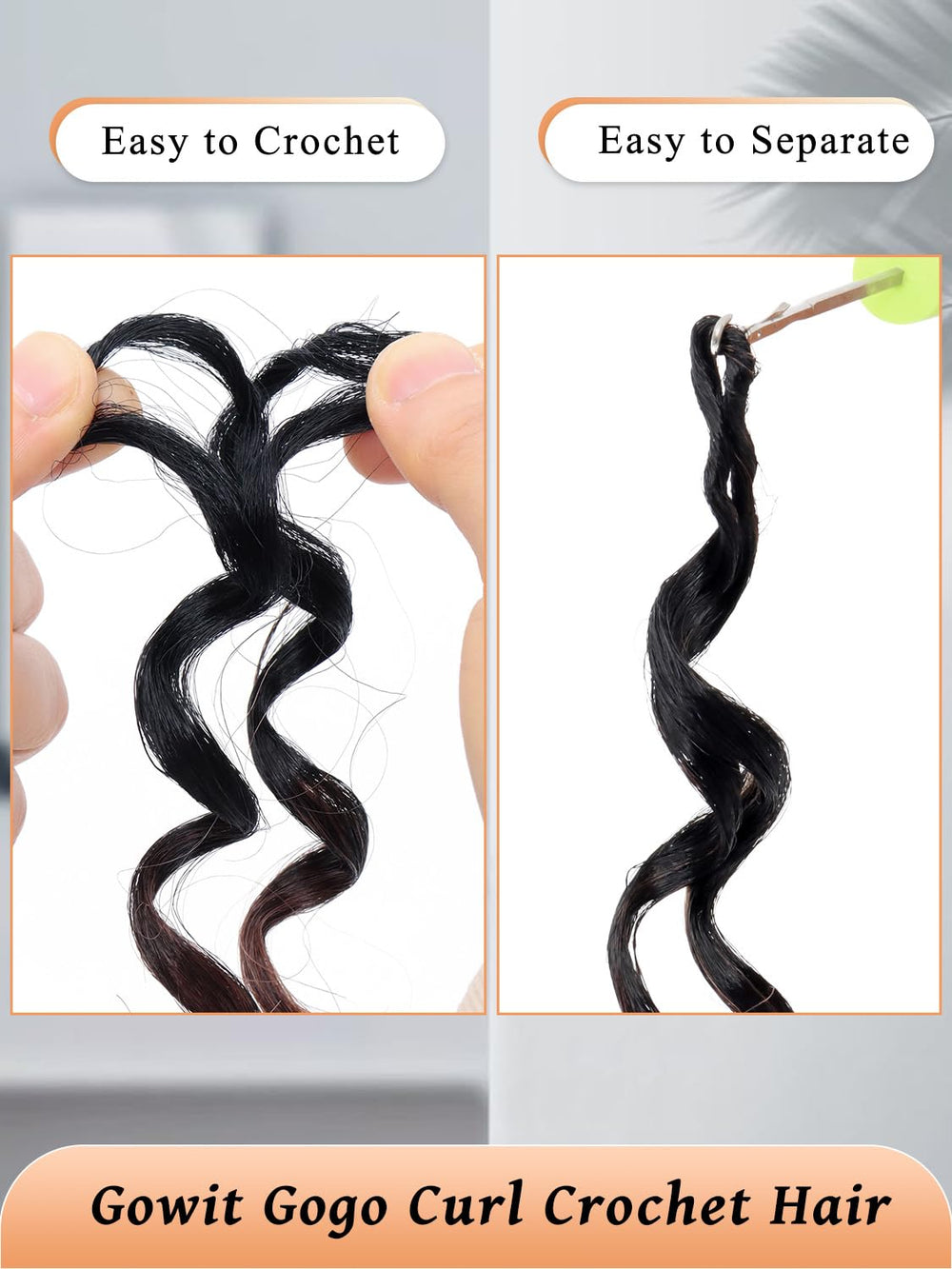 GOWIT Gogo Curl care tips with silk scarf image prompts proper maintenance.
