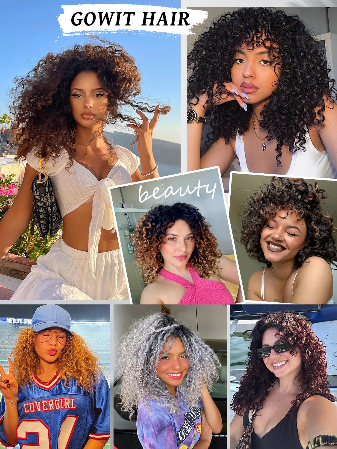 GOWIT Gogo Curl soft silky texture conveys comfortable wear.