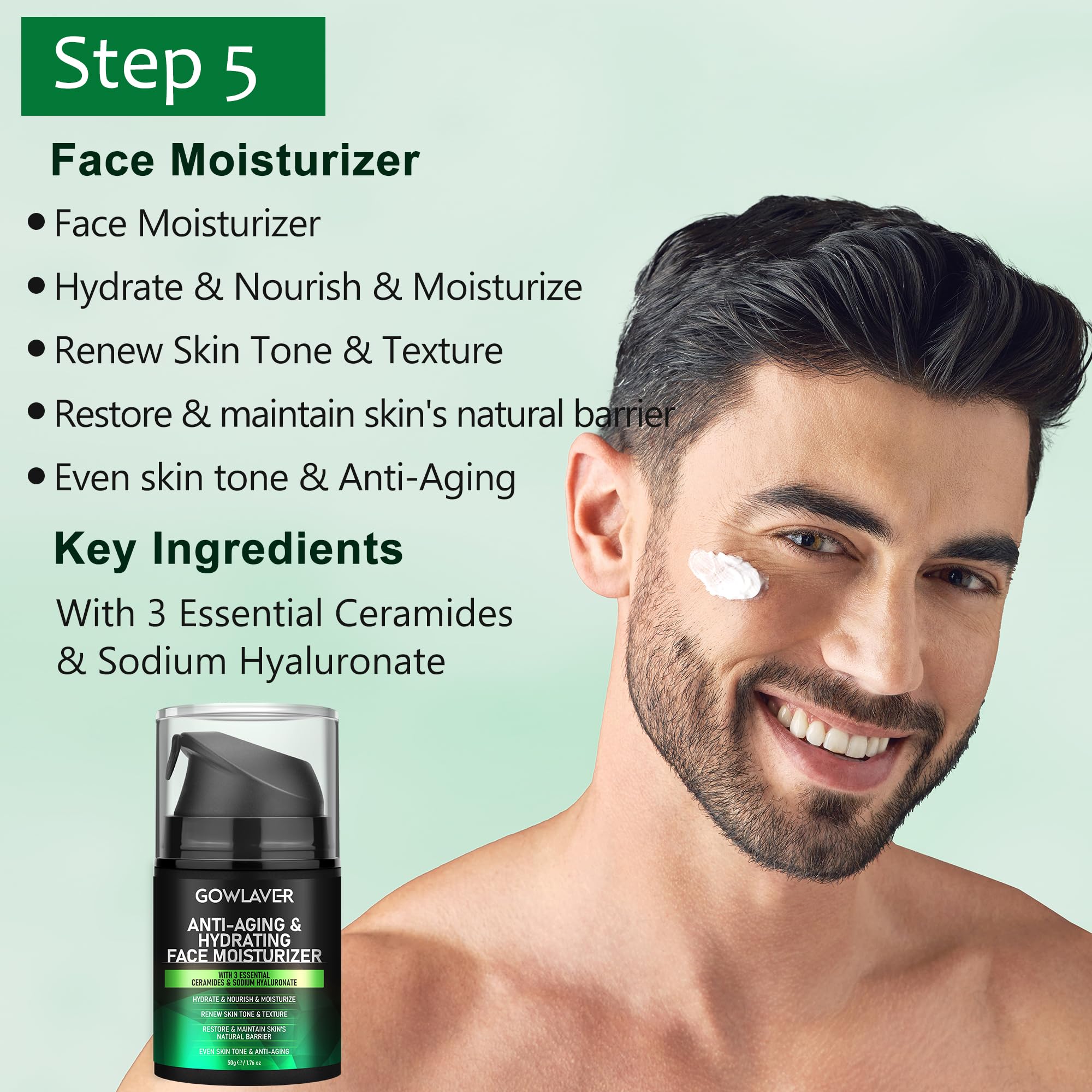 GOWLAVER face moisturizer jar shows rich hydration for a softer, revitalized complexion