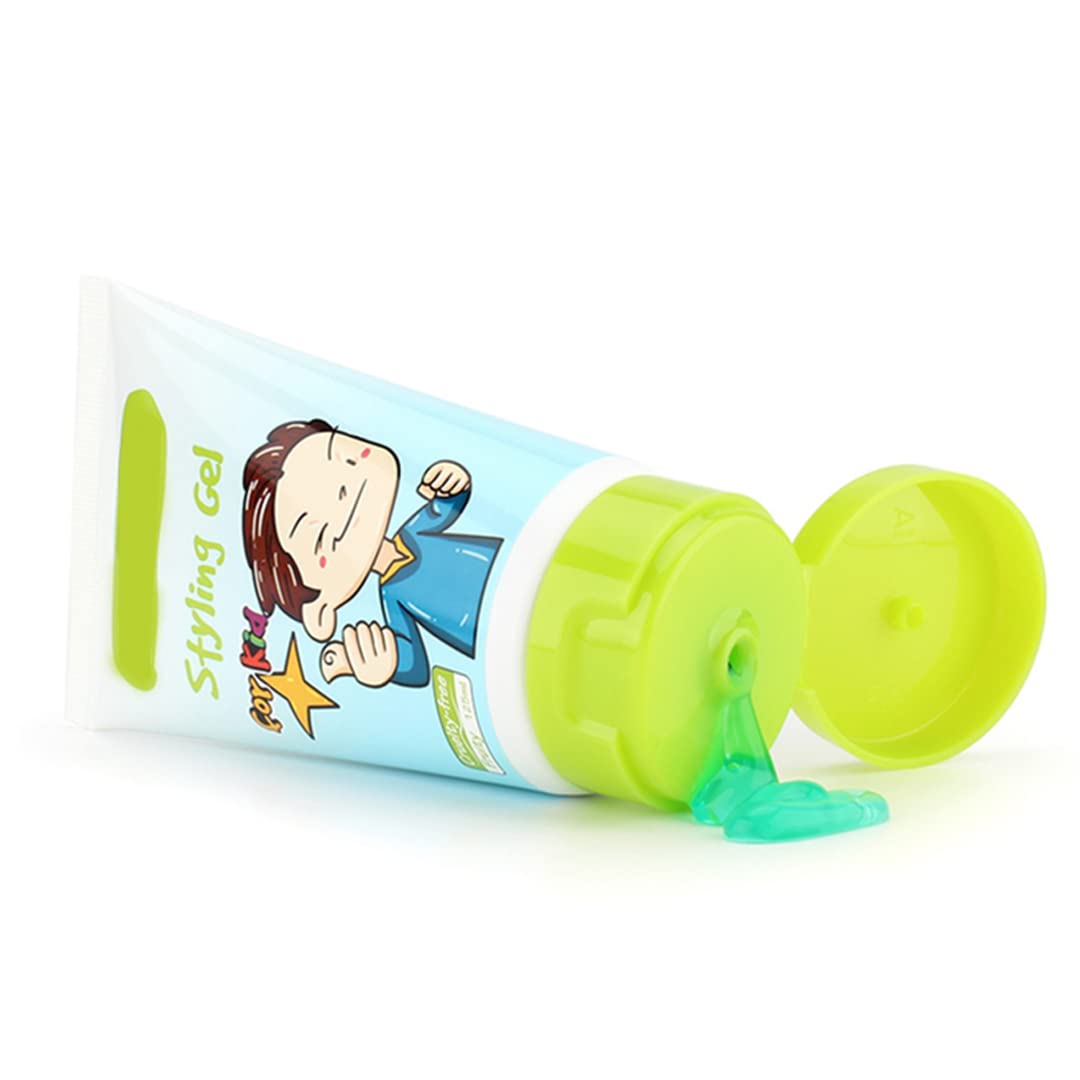 gowwim Kids gel on natural-looking style with lightweight, non-greasy finish.