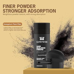 gowwim natural ingredients hair fibers promote gentle scalp-friendly results.