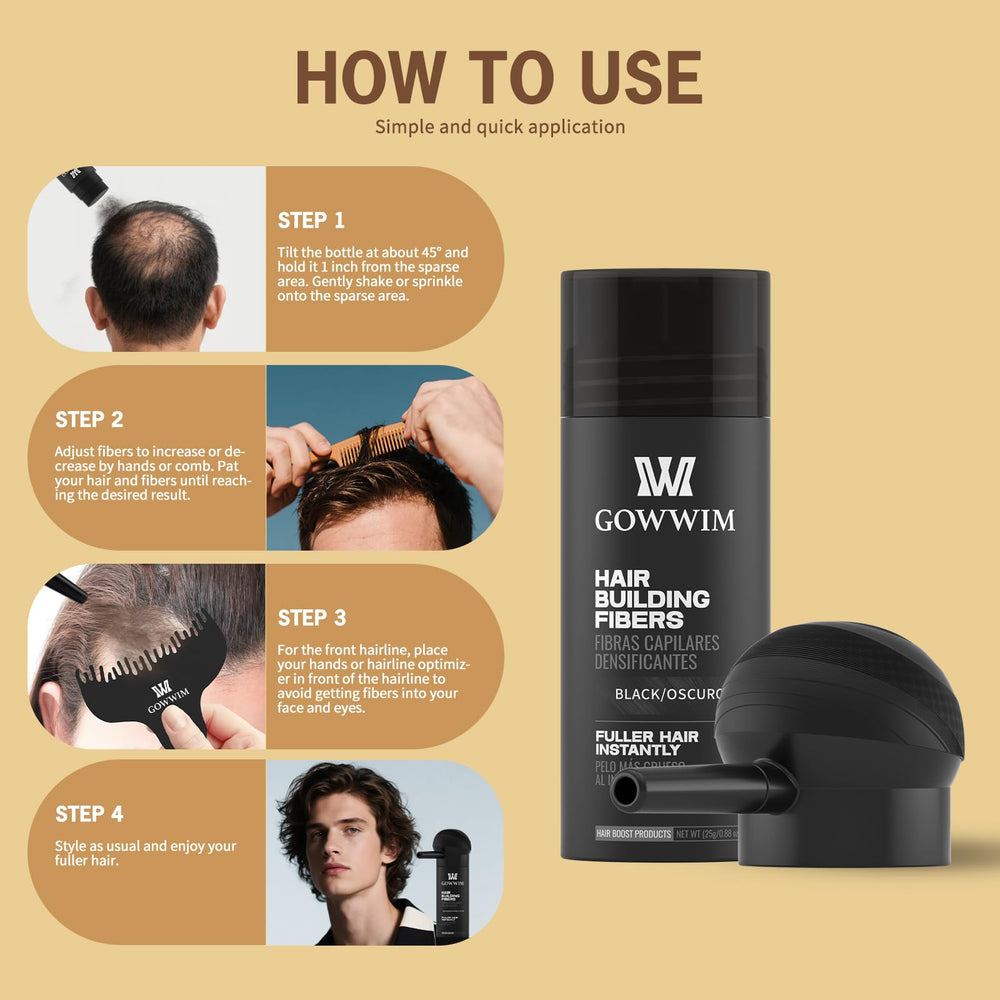 gowwim soft-tonal colorants blend naturally with hair shade.