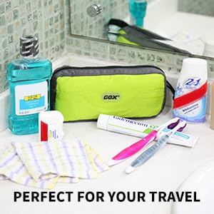 GOX premium toiletry bag is designed for travel or gym use.