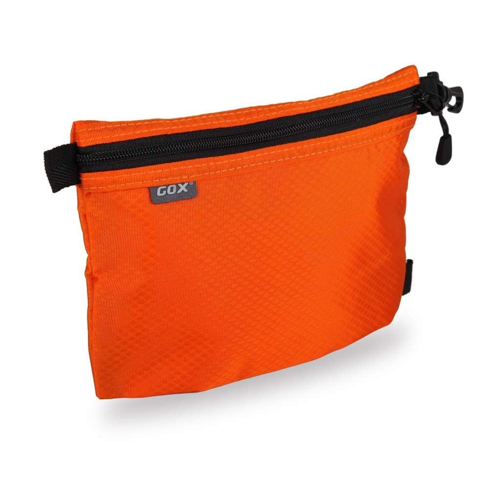 GOX small toiletry bag orange front view highlights compact travel organization