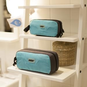 GOX travel bag in use at gym shows organized compartments for toiletries
