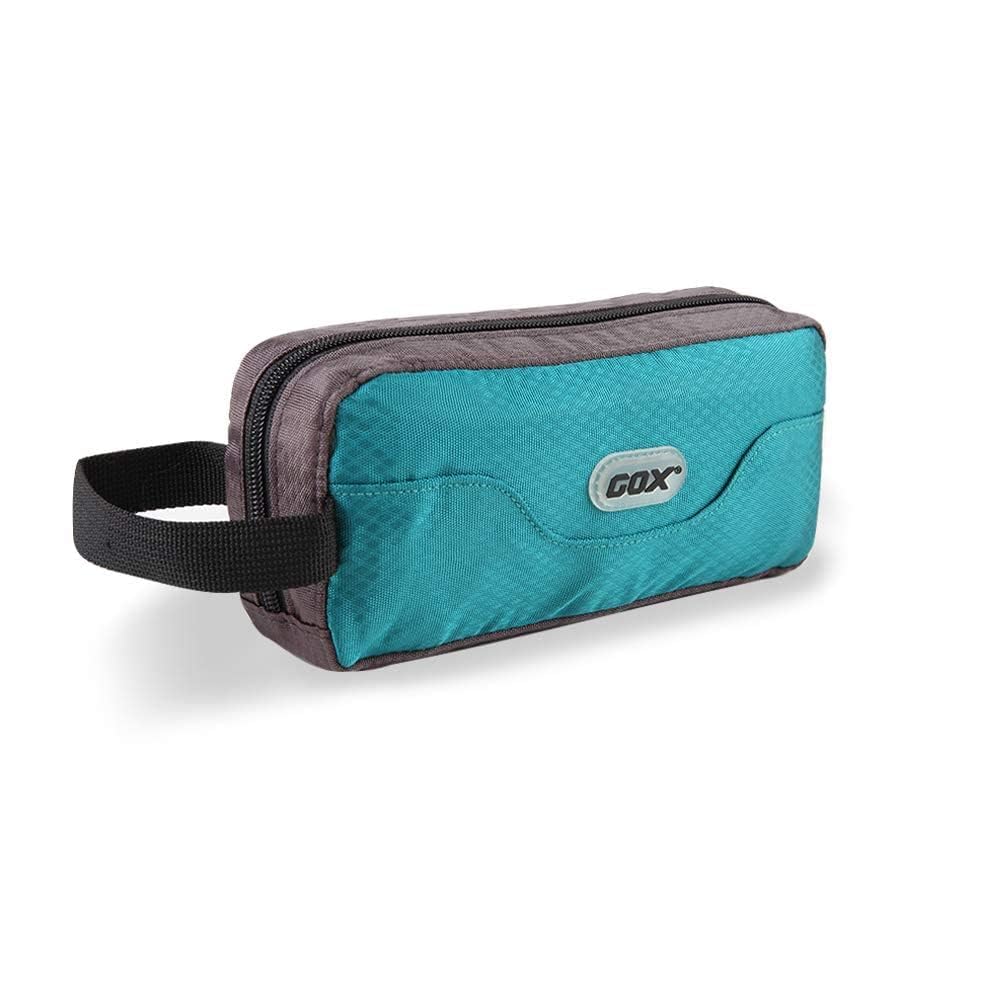 GOX travel toiletry bag main compartment keeps bottles organized for travel.