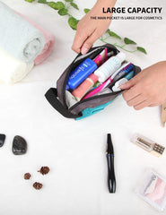 GOX travel toiletry bag side pockets organize items for easy access.
