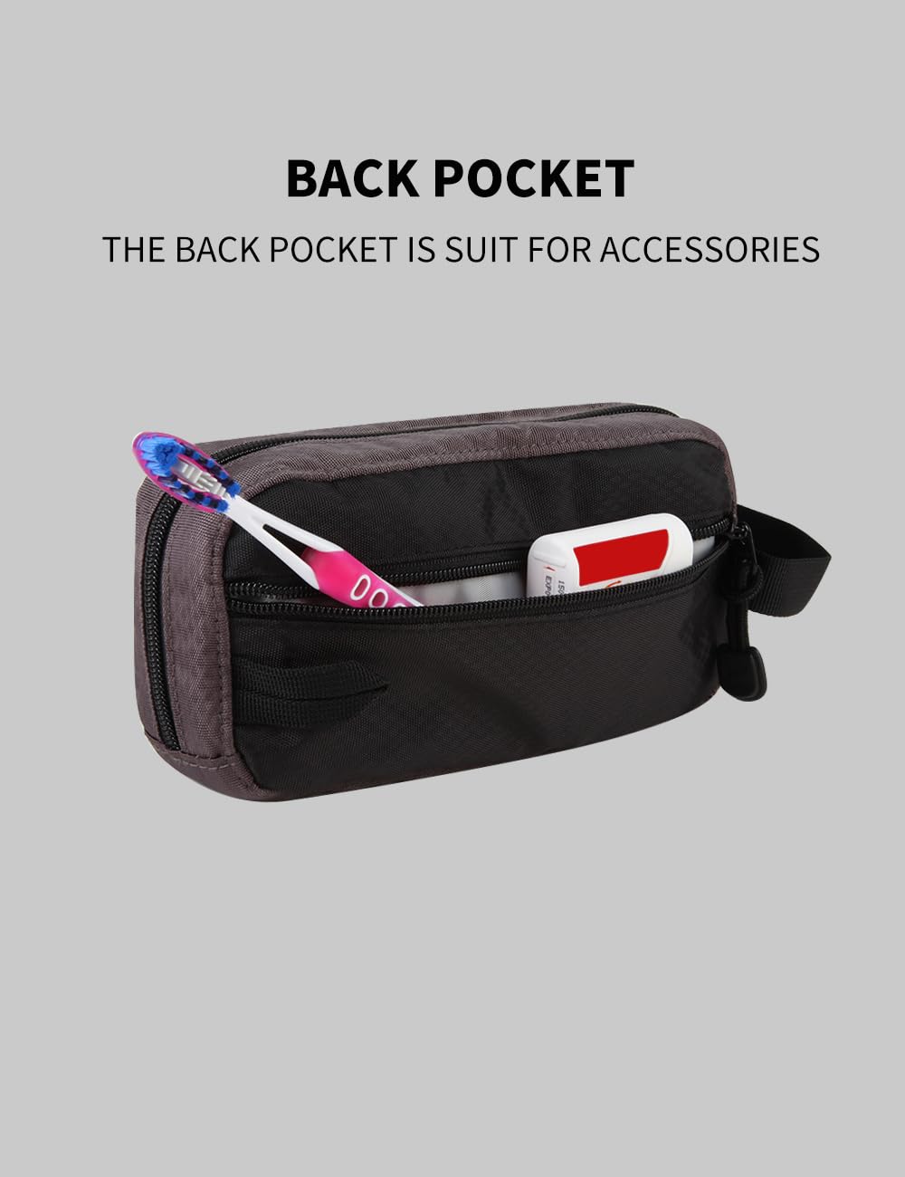 GOX pouch waterproof design protects contents during travel and transit.