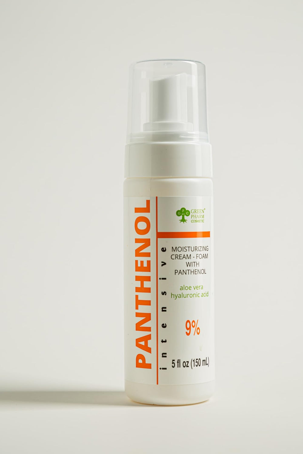 GPC Green Pharm Cosmetic cooling-after-sun foam demonstrates refreshing feel.