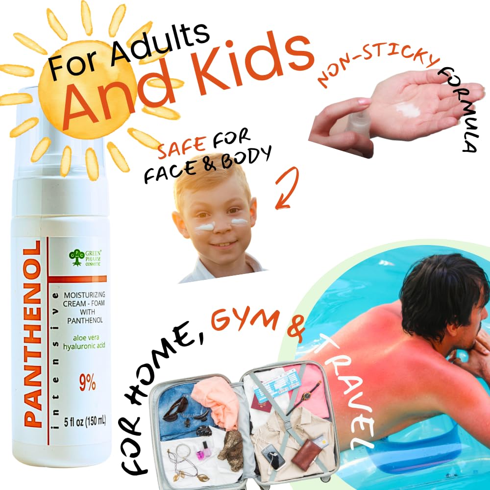 GPC Green Pharm Cosmetic hair transplant care foam moisturizes delicate skin.