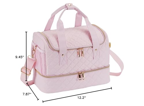 GR69N Nail Polish Organizer Case dimensions highlight portable size for travel.