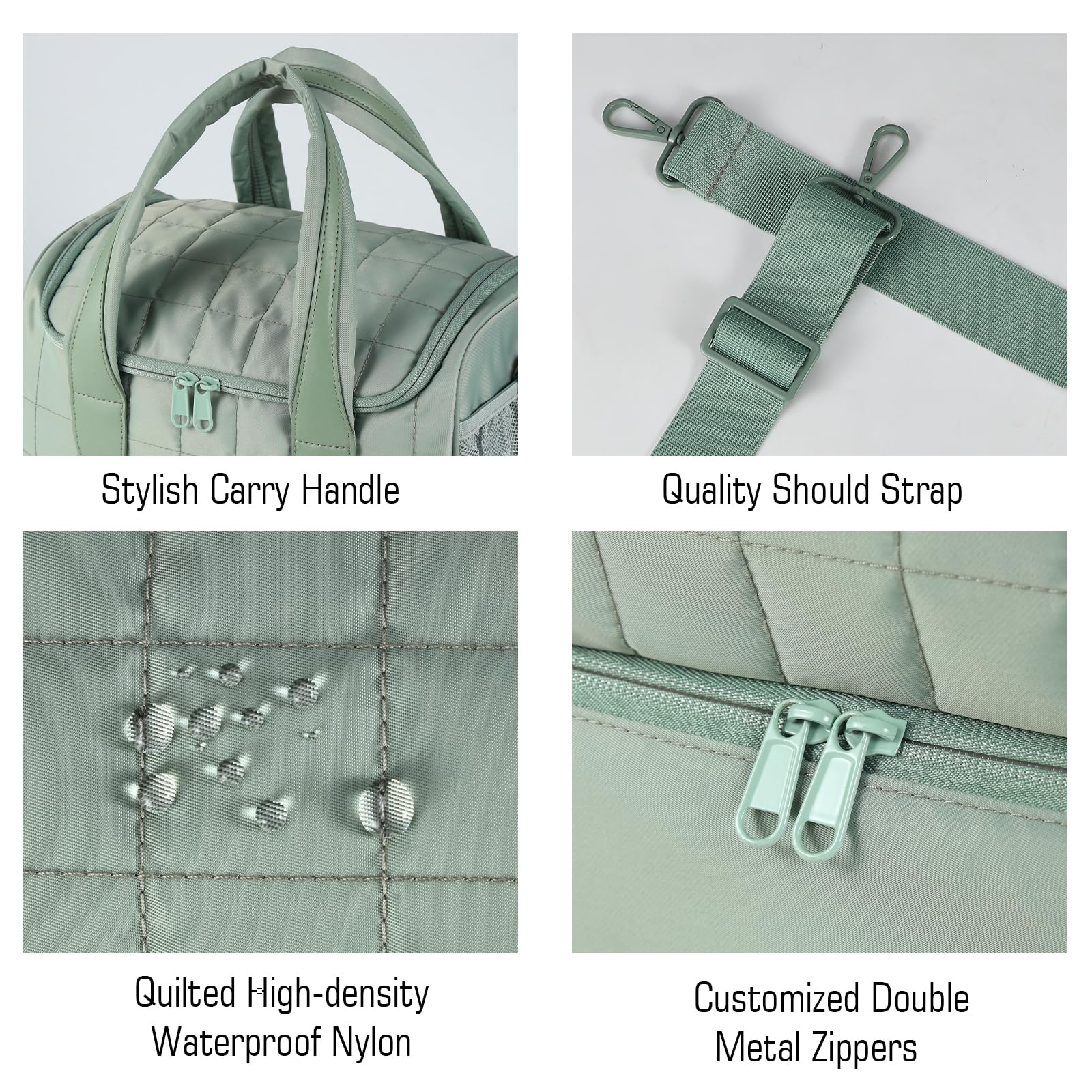 GR69N travel-friendly design with sturdy handles and shoulder strap for simple transport.