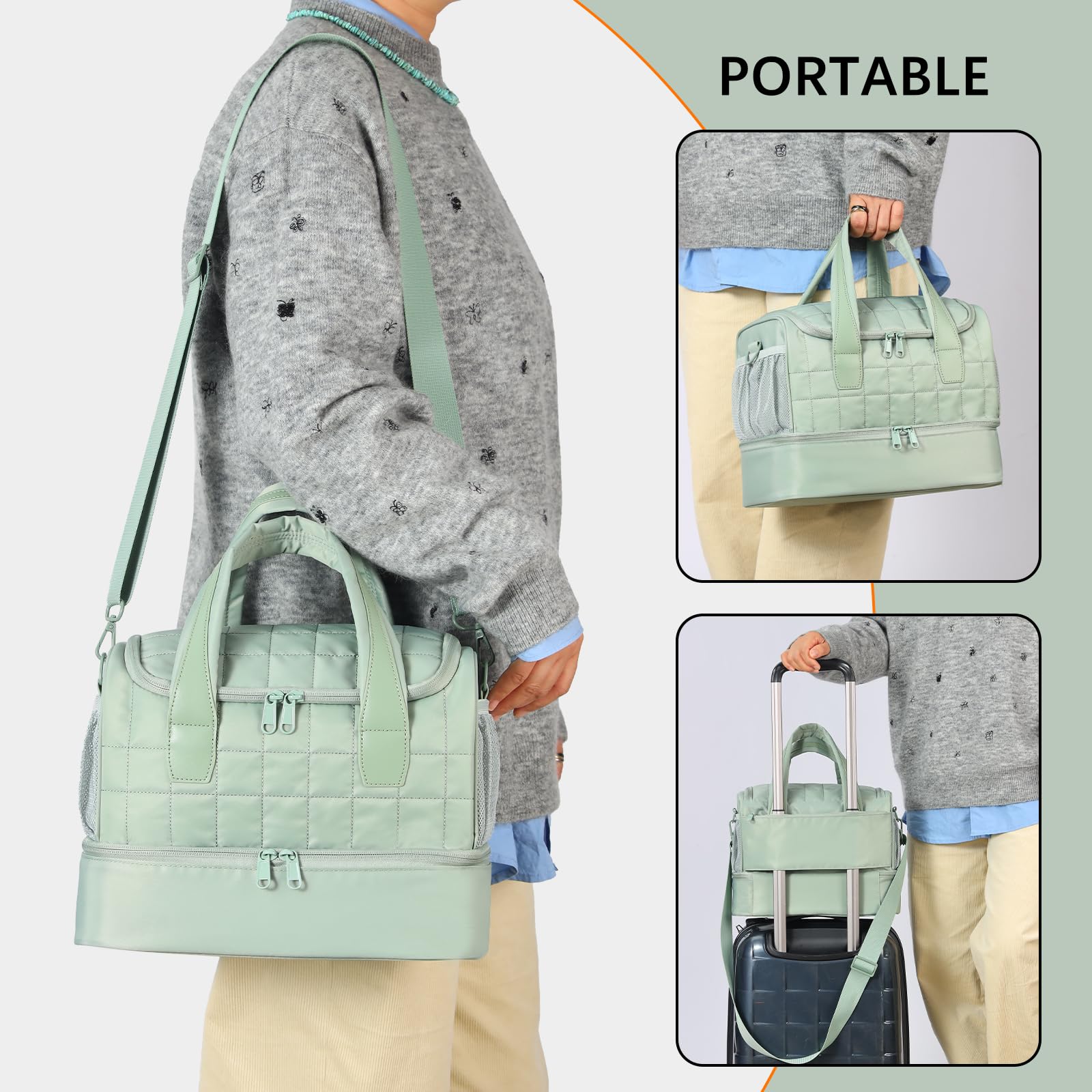 GR69N waterproof nylon exterior protects contents from spills during daily use.