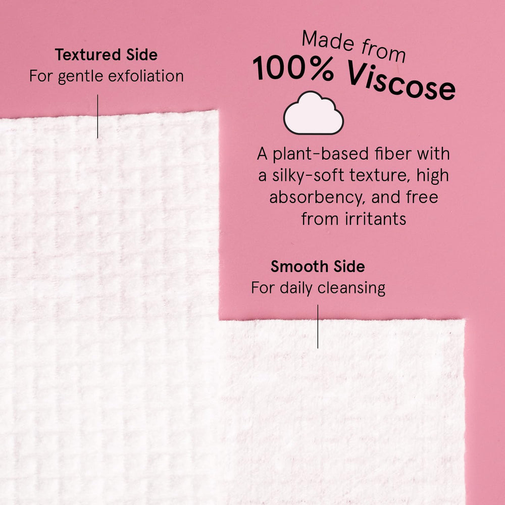 Grace & Stella biodegradable viscose fabric supports eco-friendly skincare routines.
