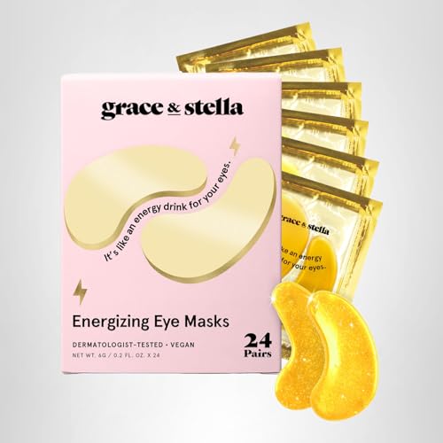 Grace & Stella gold eye patches in gift box imply premium self-care