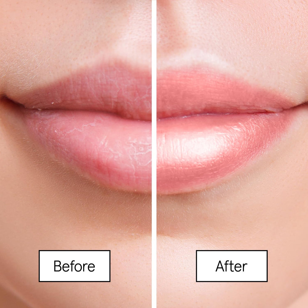Grace & Stella nourishing lip mask jar emphasizes overnight hydration for soft lips.