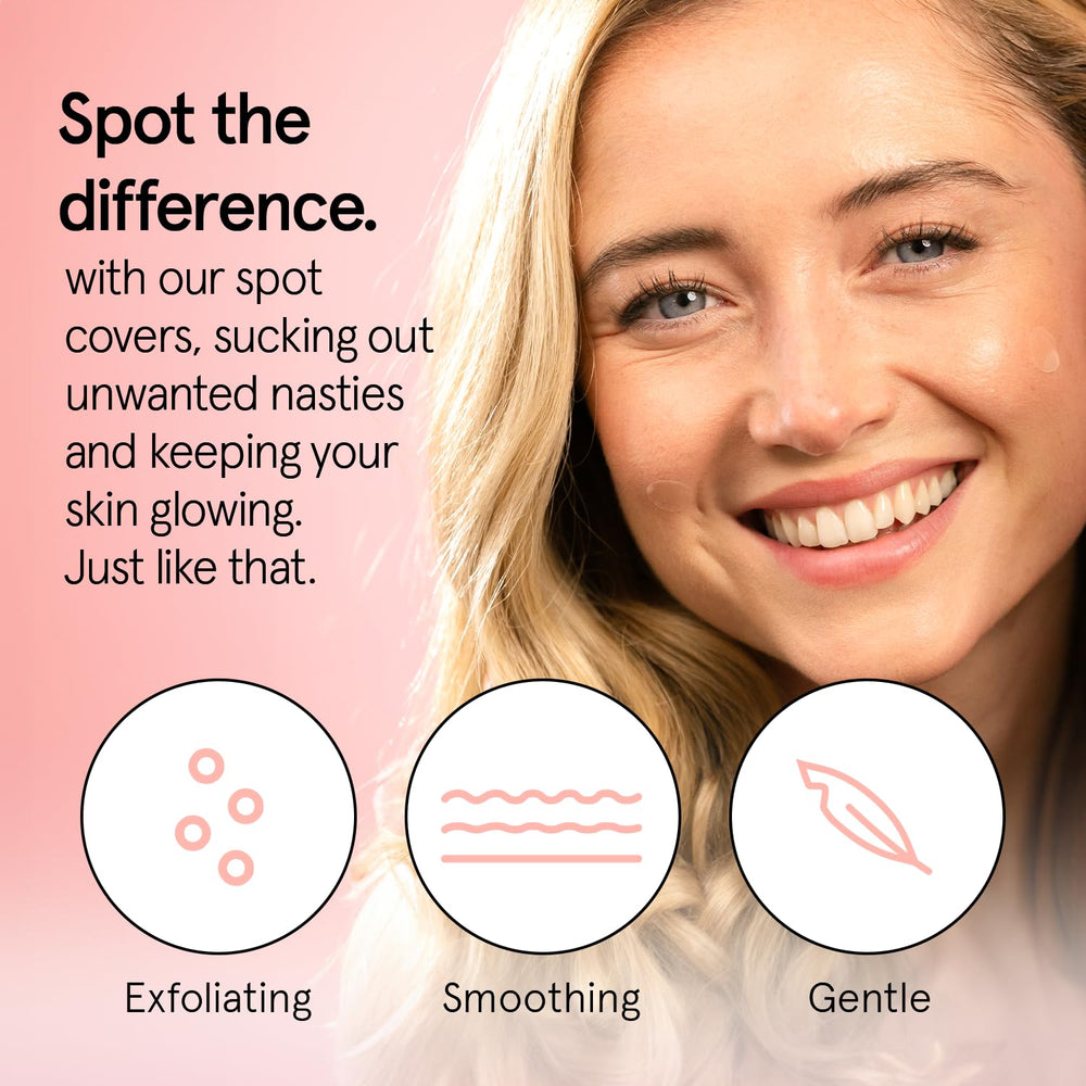 Grace & Stella patches on skin appear invisible for daytime wear.