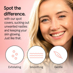 Grace & Stella patches on skin appear invisible for daytime wear.