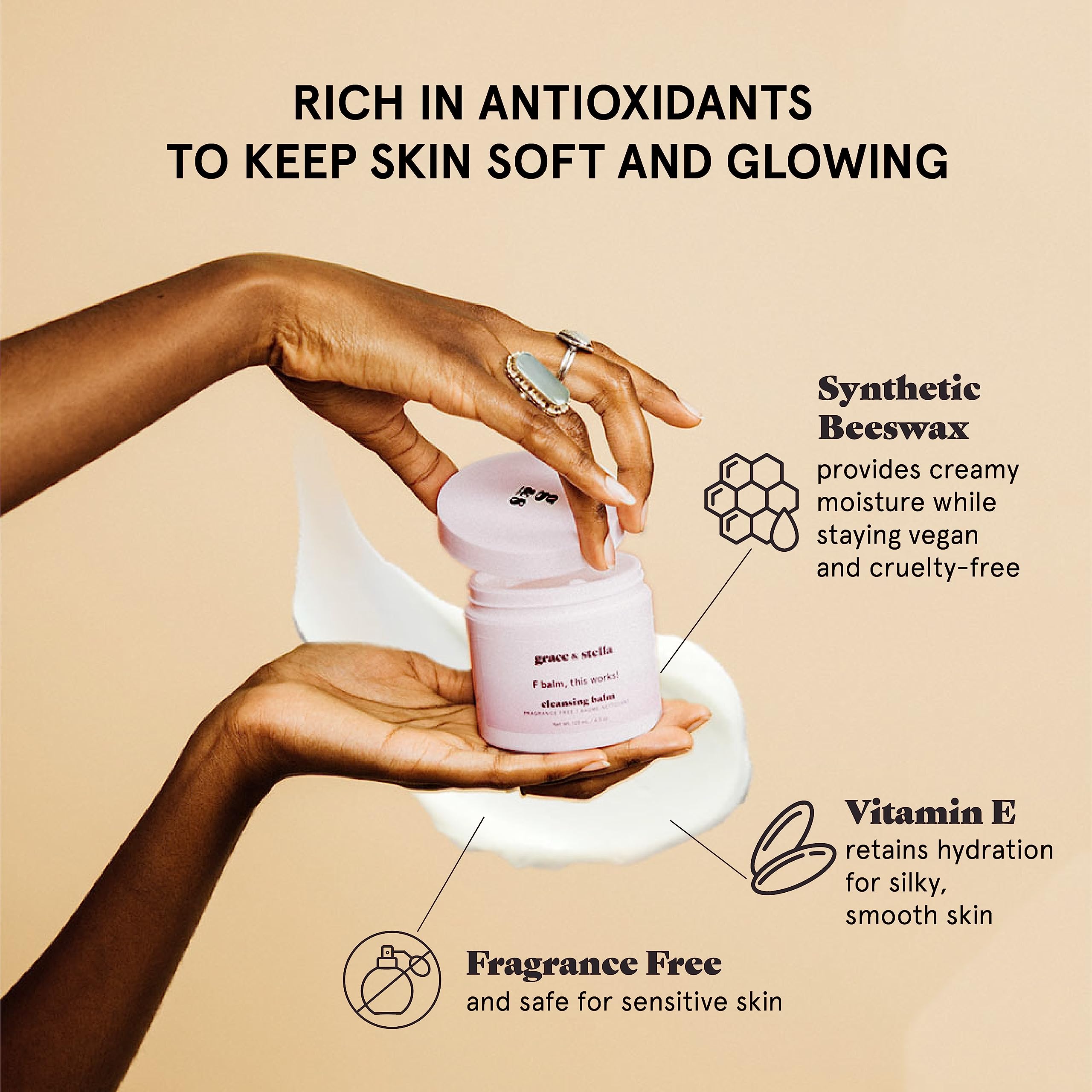Grace & Stella vegan-clean-beauty-formula offers a soft, eye-friendly makeup removal