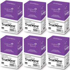 Graham TrueWave jumbo end papers, 4x2.5 inch pack, absorbent and strong for perms