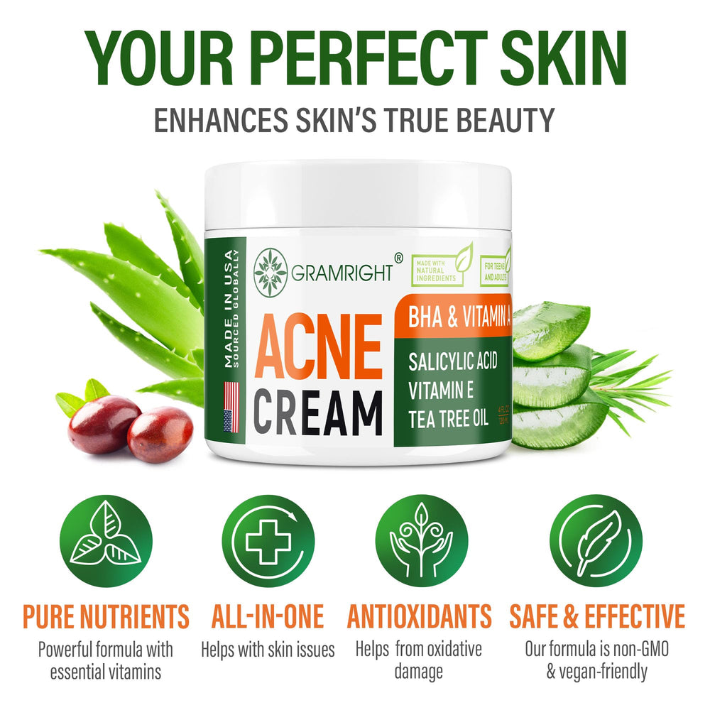 GRAMRIGHT Face Moisturizer hydration for oily skin shows balanced glow.