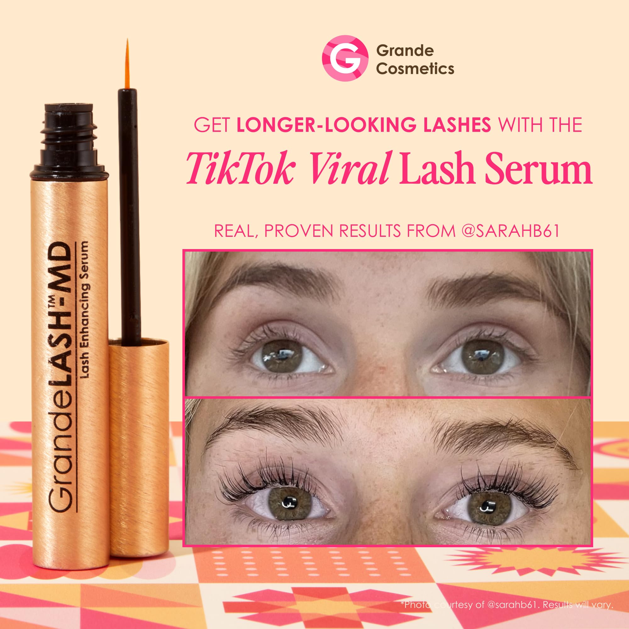 Grande Cosmetics precision applicator drawn out, showing easy targeted application