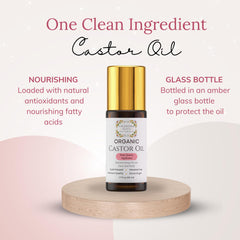 Grandma Flo's Naturals amber glass bottle protects oil and preserves potency.