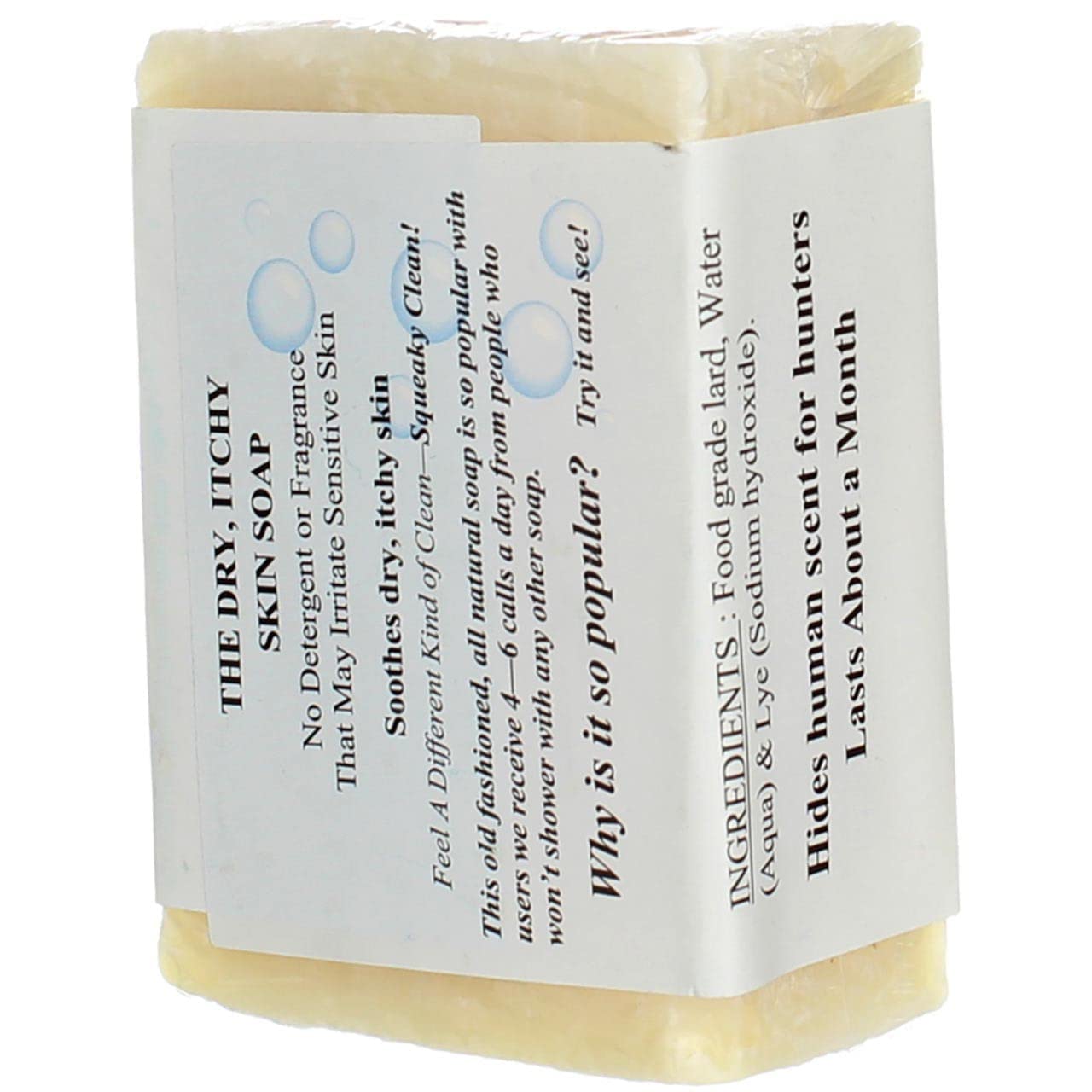 Grandma's Pure Lye Soap Bar unscented face and body cleanser