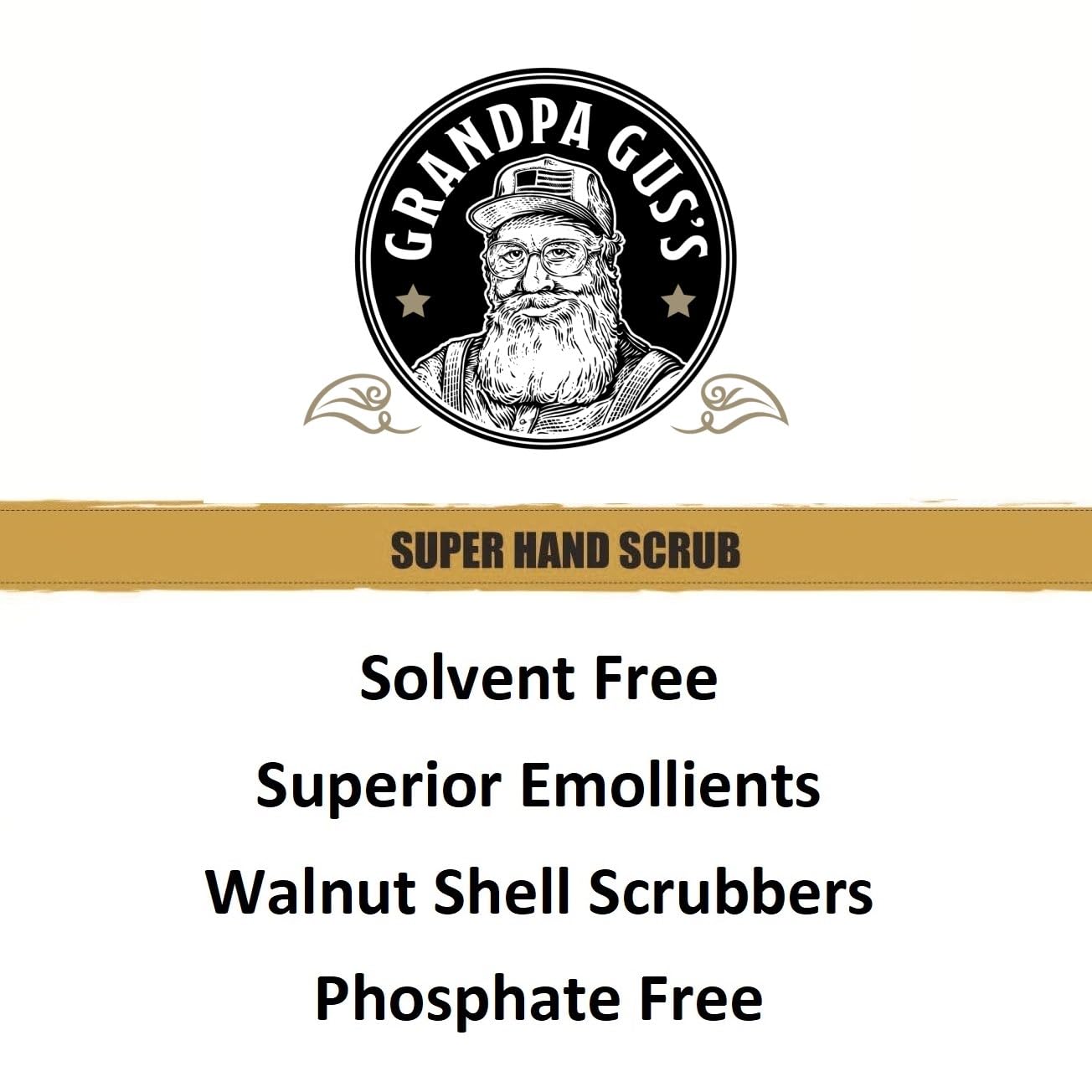 Grandpa Gus's Natural Handsoap nourishes skin with emollients.