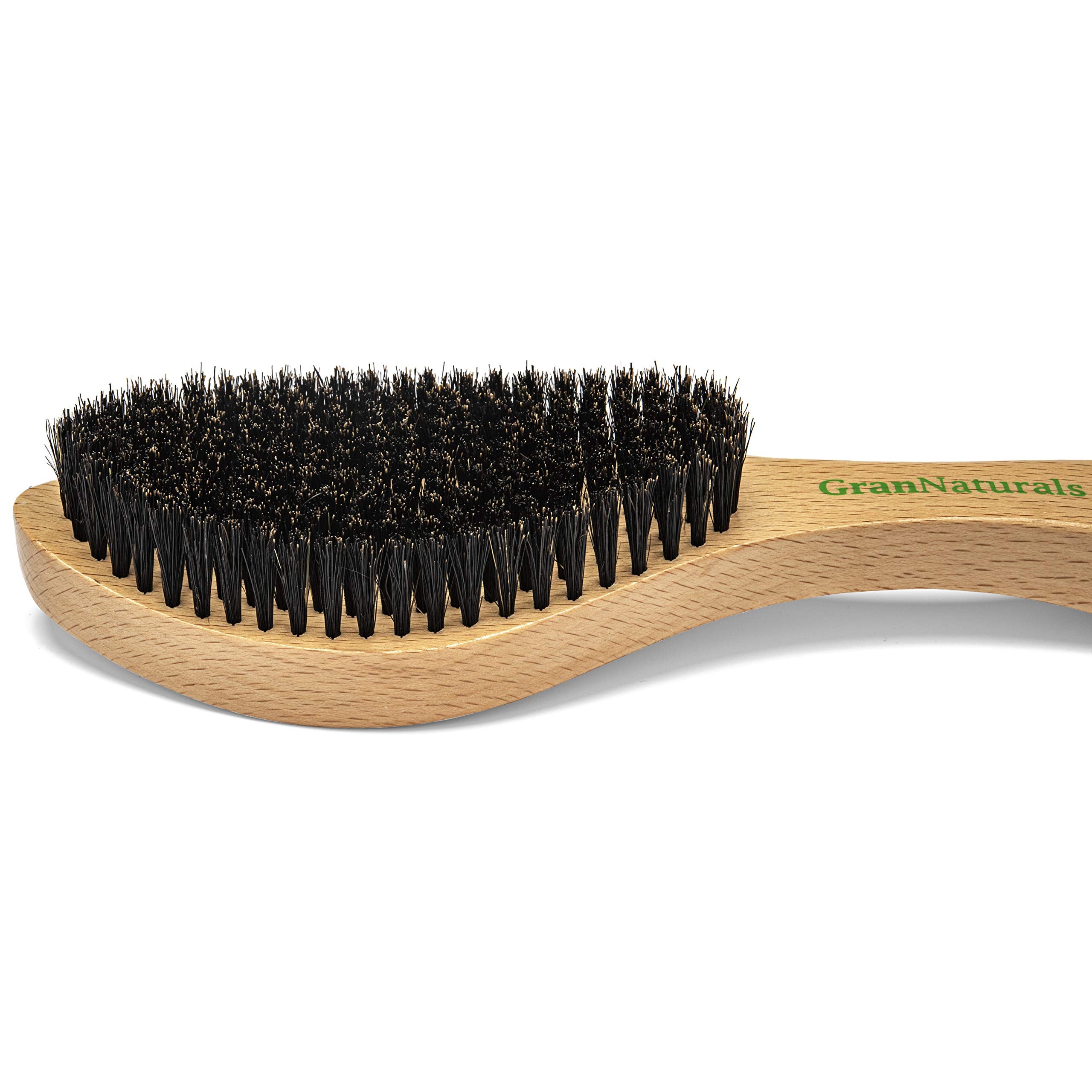 GranNaturals angled bristles reaching the crown for thorough brushing