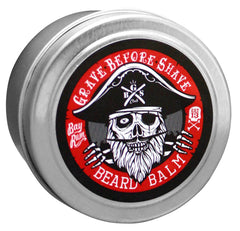 Grave Before Shave Bay Rum Beard Balm 2oz tin for tame, conditioned, well-groomed beard.
