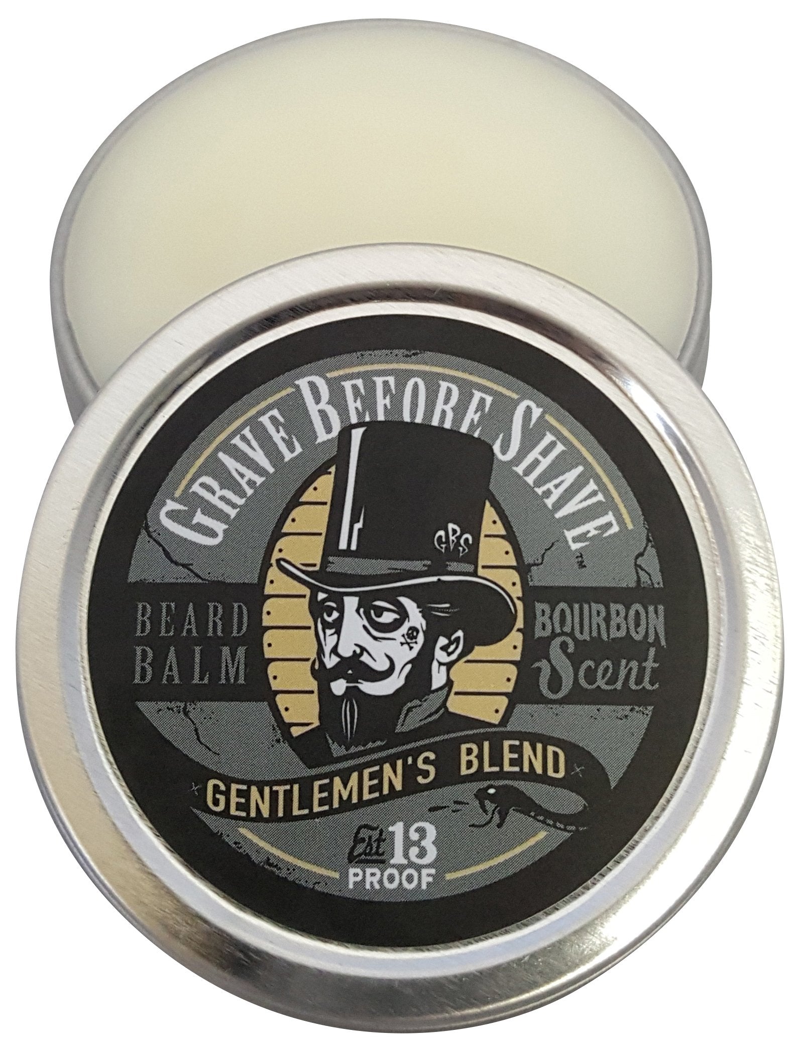 Grave Before Shave Beard Balm application on face for conditioning