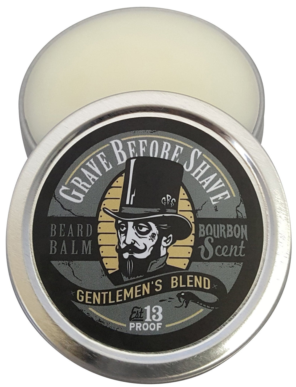Grave Before Shave Beard Balm application on face for conditioning