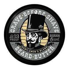 Grave Before Shave beard butter applying hands; easy glide for quick conditioning