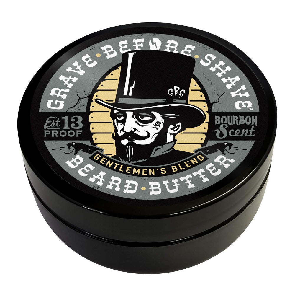 Grave Before Shave beard butter jar 4oz; deep conditioning for beard and skin