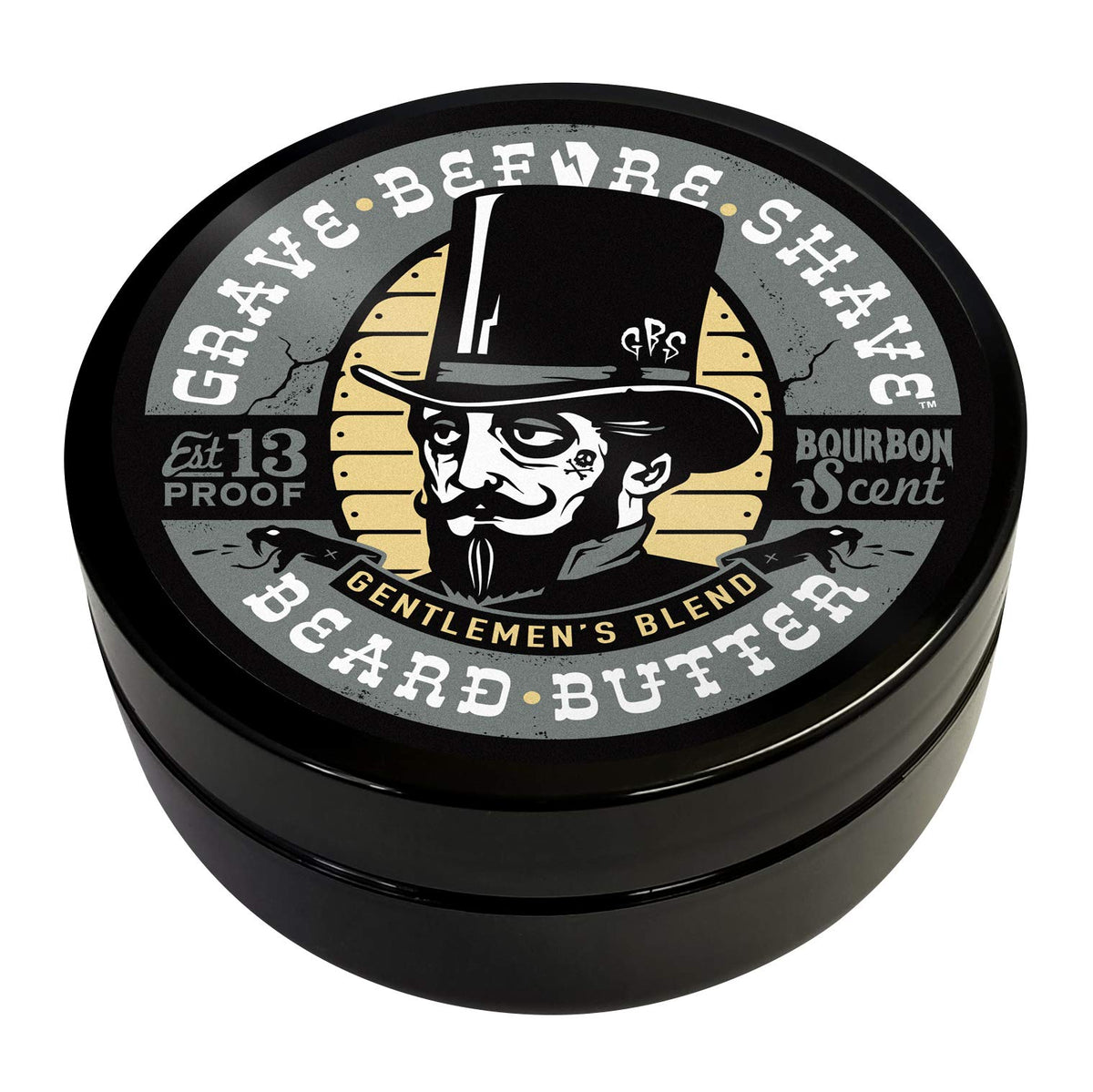 Grave Before Shave beard butter jar 4oz; deep conditioning for beard and skin