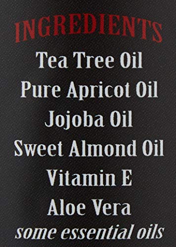 Grave Before Shave Bay Rum Beard Oil closeup highlights coconut notes and shine