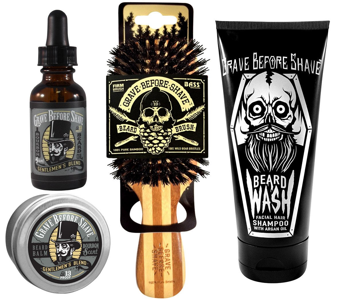 Grave Before Shave Beard Wash bottle for daily cleansing and refreshment