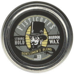 Grave Before Shave Fisticuffs wax tin front view showing strong-hold styling
