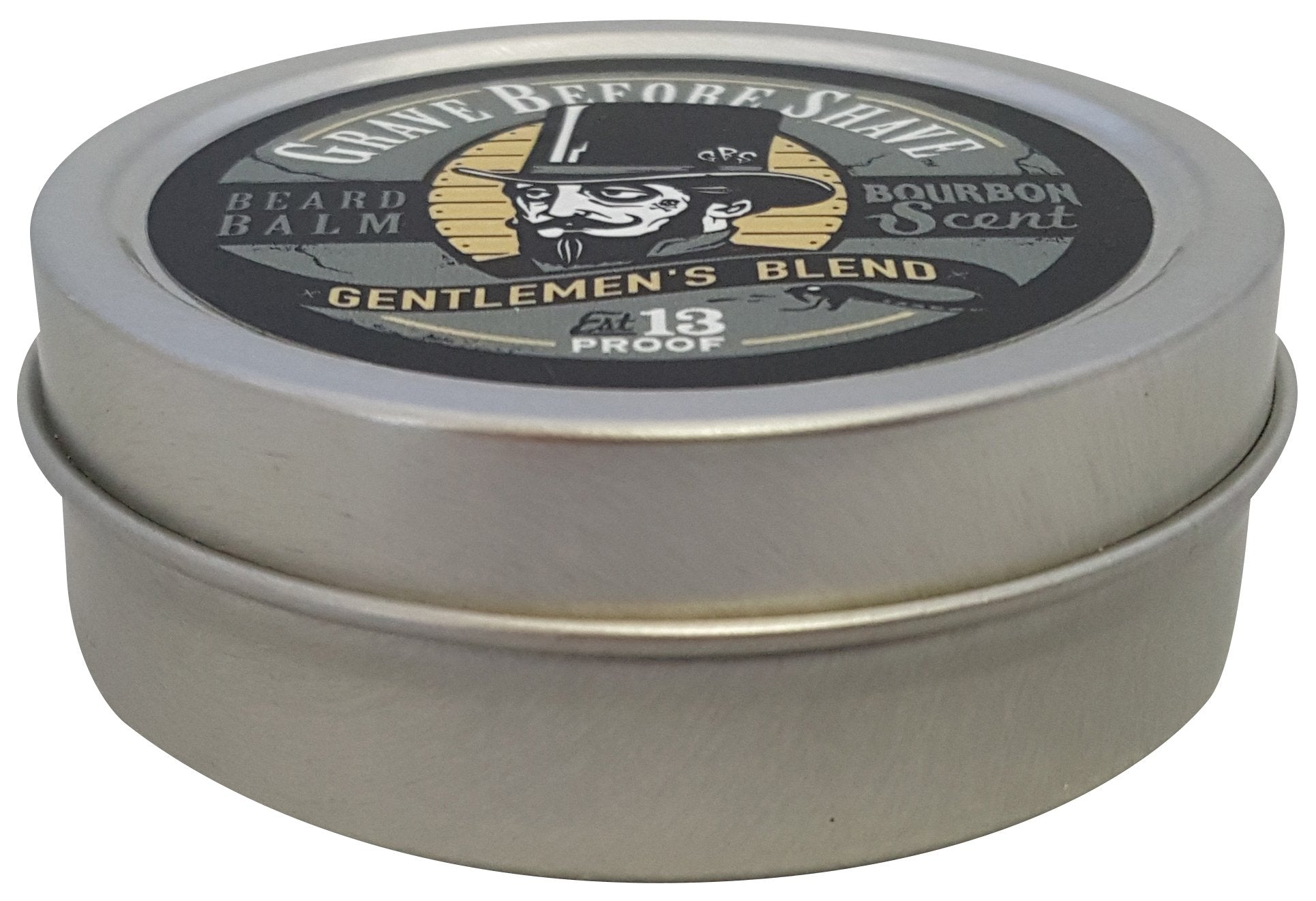 Grave Before Shave GBS True Man Beard Balm Dual Pack application suggests tame and condition daily use.