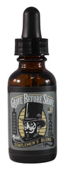 Grave Before Shave Gentlemen's Blend beard oil bottle conditions beard and skin.