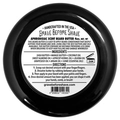 Grave Before Shave conditioning butter ready for daily beard care and conditioning.