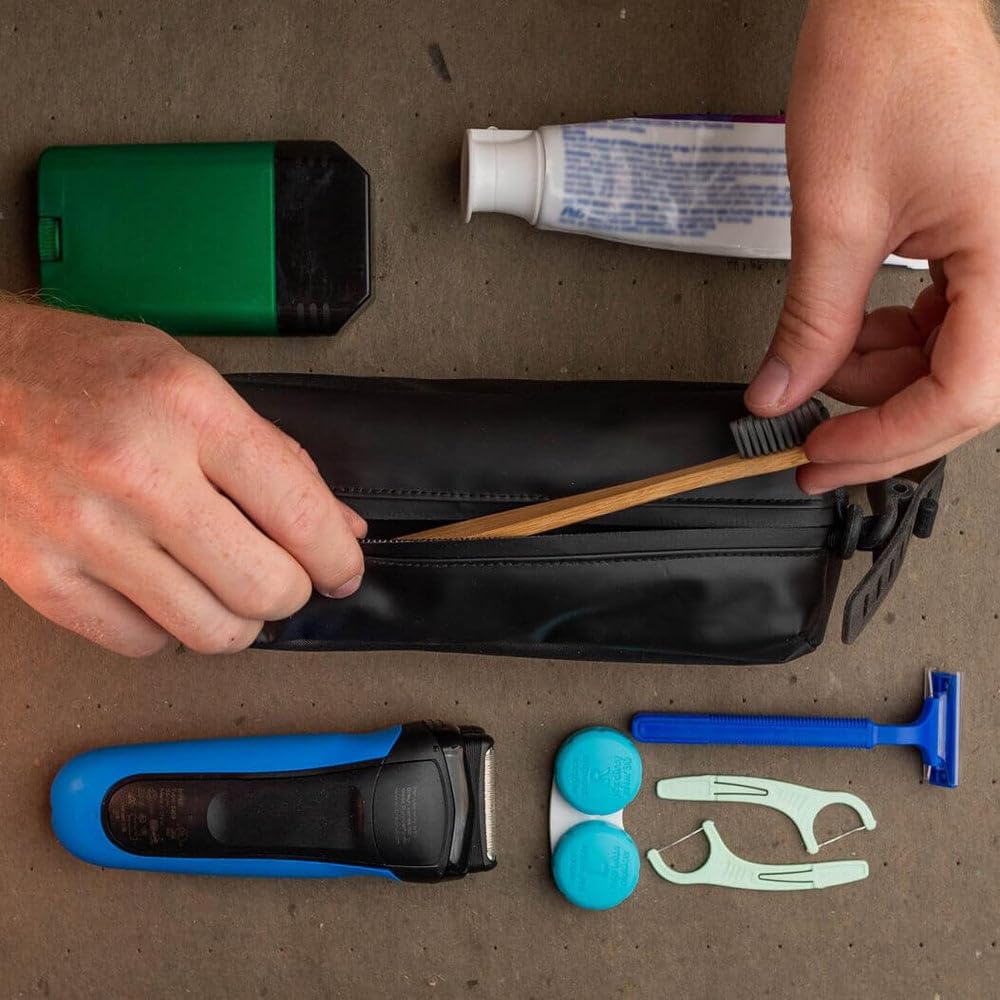 Gravel mini hanging toiletry bag durable zippers for long trips