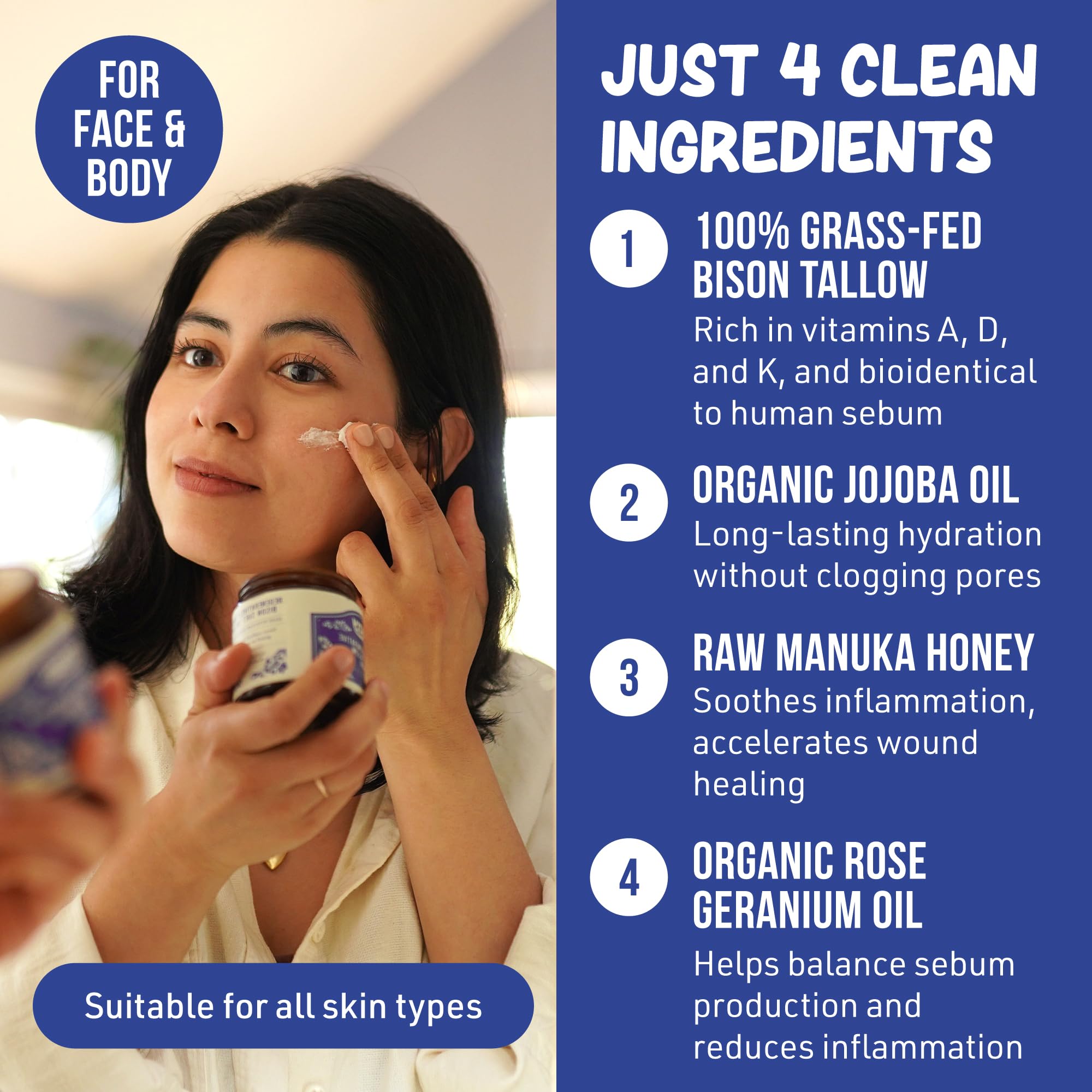 Grazly Rose Geranium Oil swirl evokes calming scent and gentle hydration.