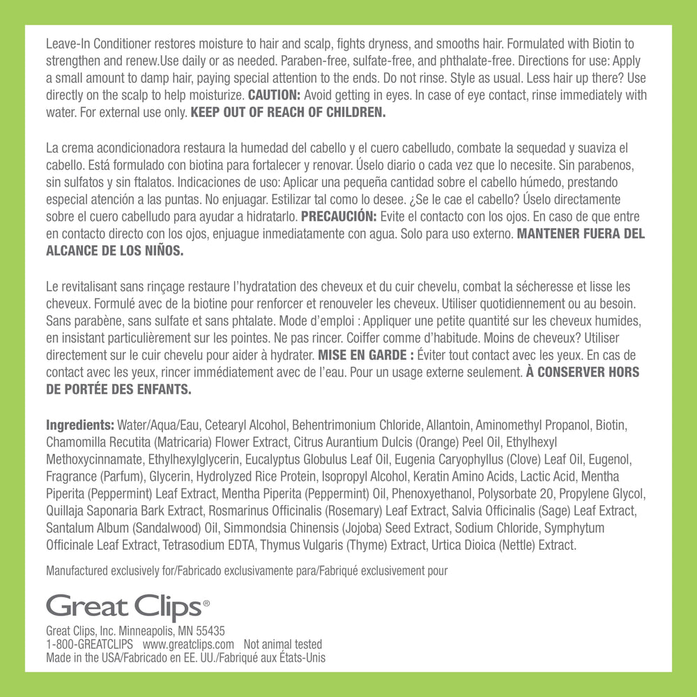 Great Clips Latitude dry scalp care image emphasizes moisture and comfort.