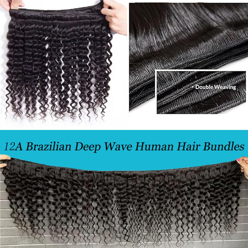 Great Grace bundles in natural black ready for sew-in or quick weave