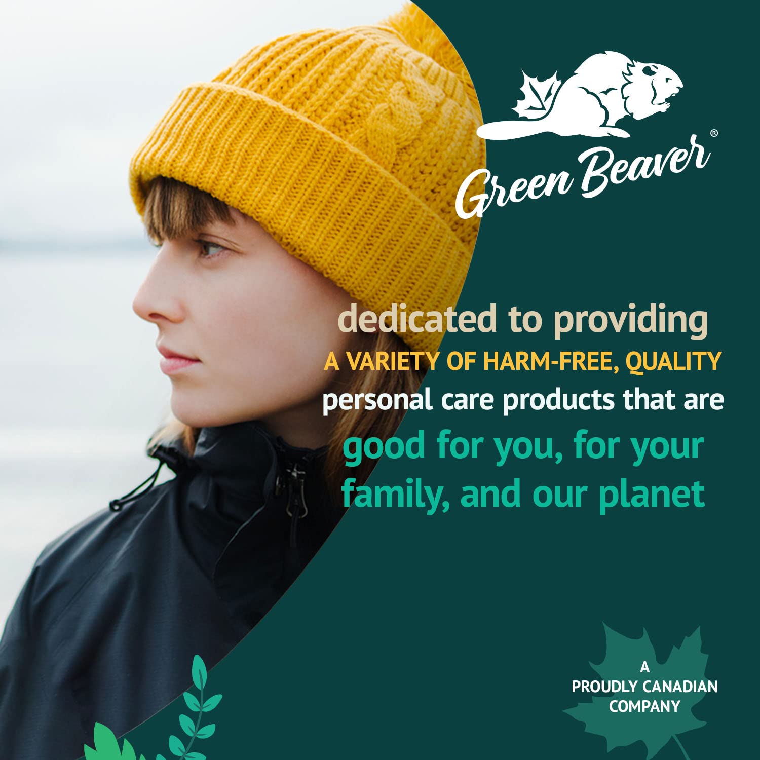 Green Beaver Bliss application-closeup demonstrating easy glide